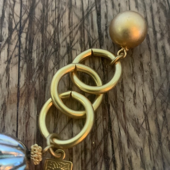 RARE FIND!! Vintage Anne Klein Runway Couture Art Deco Chunky Necklace 18 in - Picture 9 of 10